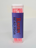 Raven Bead Pegs Stops - 25 Pack