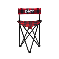 Eskimo Plaid Folding Ice Chair