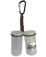 Bait Egg Sack Container Holder Paracord with Carabiner Includes Containers