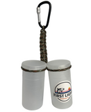 Bait Egg Sack Container Holder Paracord with Carabiner Includes Containers