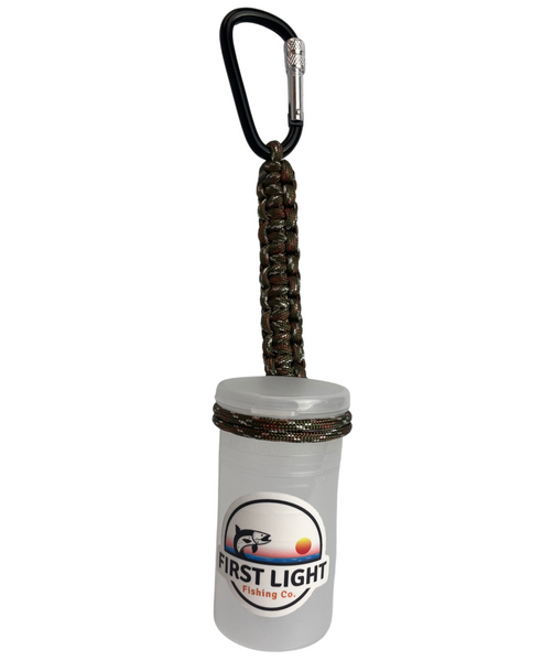Bait Egg Sack Container Holder Paracord with Carabiner Includes Containers