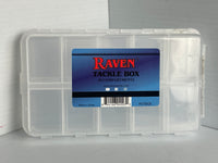 Raven Premium Tackle Box 20 Compartment High Quality Hard Plastic Metal Hinge Snap Shut