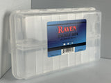 Raven Premium Tackle Box 20 Compartment High Quality Hard Plastic Metal Hinge Snap Shut