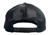 Raven Hat - White/Black - Leather Patch