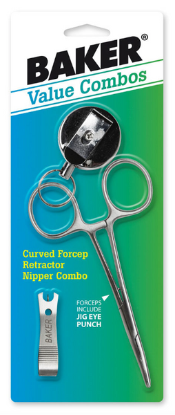 Baker Curved Forcep Retractor & Nipper Combo Pack