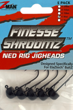 Z-Man Finesse Shroomz Ned Rig Jig Heads