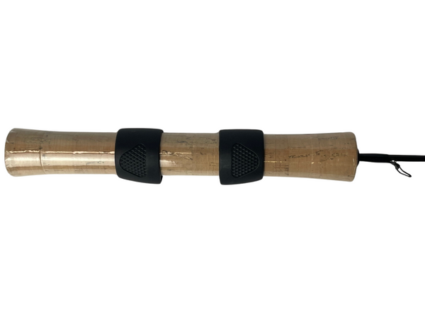 cork handle ice fishing pole American Tackle 1" Rod Foregrip Designed with a tenon that perfectly matches the DNPSM Factory Ice Fishing Pole Custom