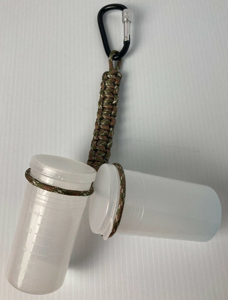 Bait Egg Sack Container Holder Paracord with Carabiner Includes