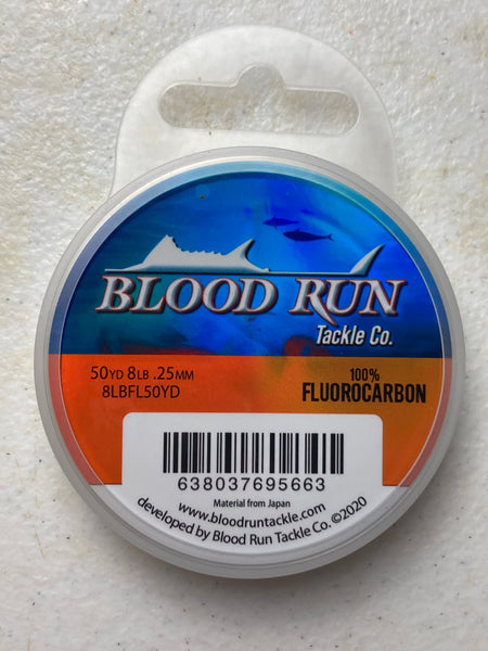 Blood Run Fluorocarbon Leader 50 YD - All Seasons Sports